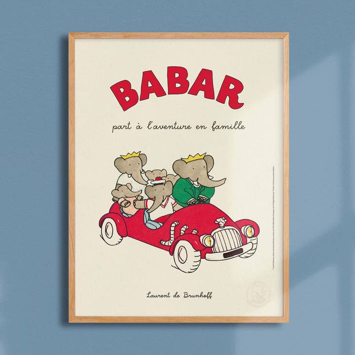 Exibe Babar Parte À Aventura Em Família - BAB0013 por atacado de Oneart