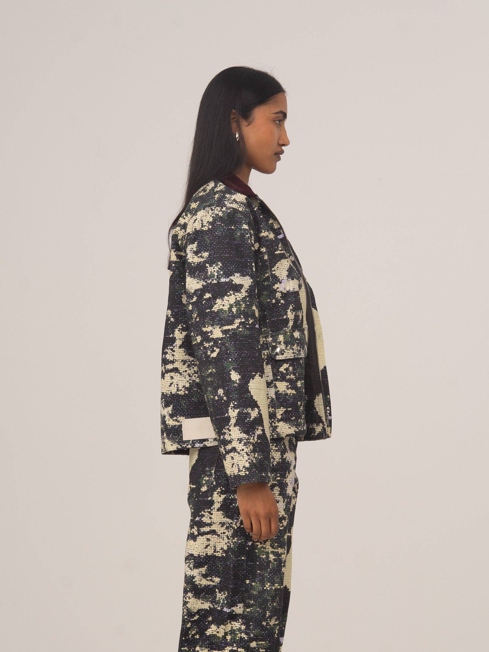 CARMEN SAYS - Wholesale Jacket - Women's - Chaqueta con estampado de pájaros Carolina3