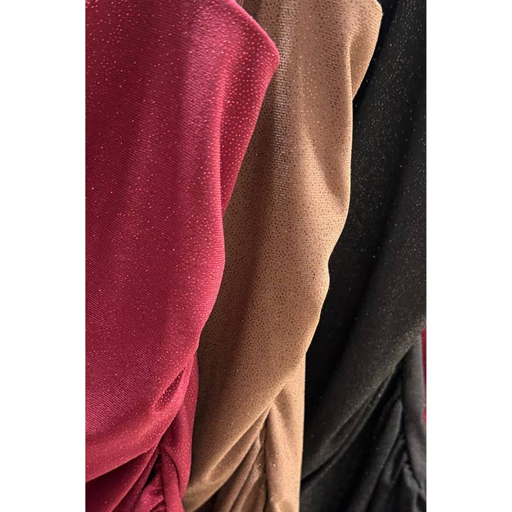 TOP BUSTIER À PAILLETTES GRANDE TAILLE AVEC ÉCHARPE ATTACHÉE pour la vente par Curve Market