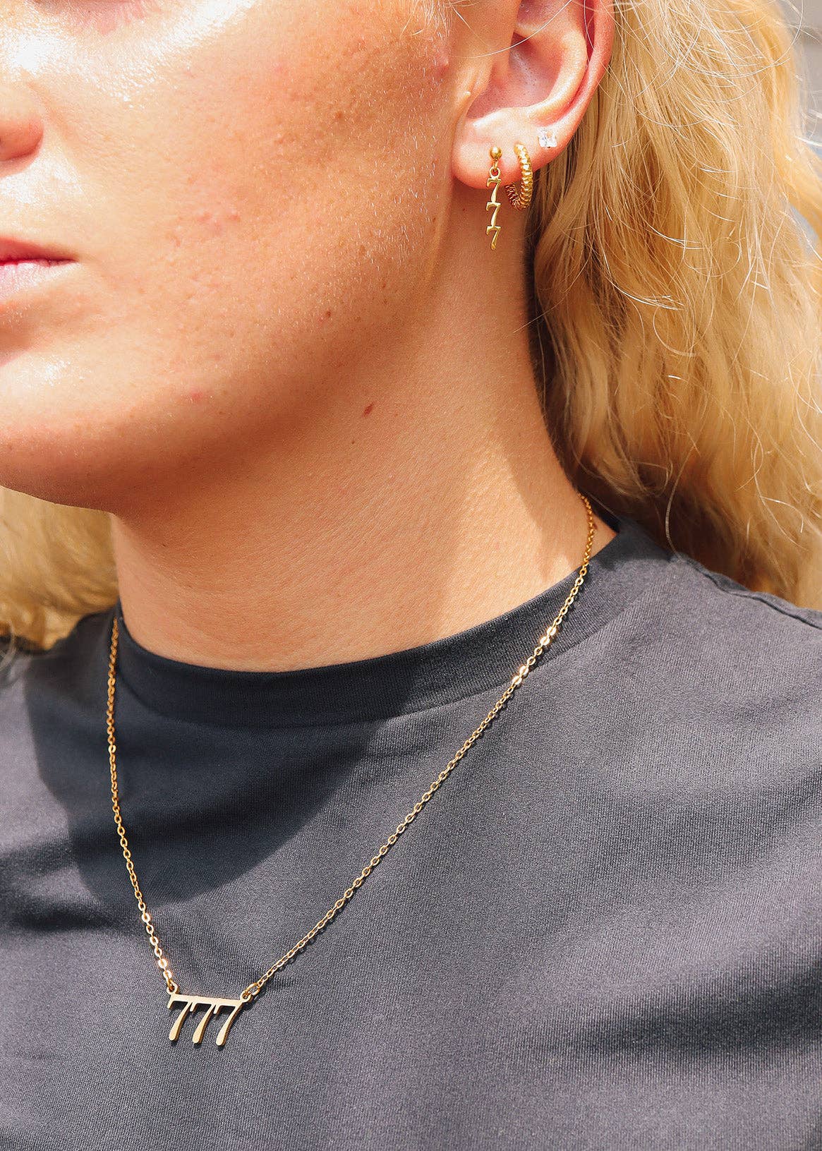 WJW – wholesale Pendant/charm necklace – 18K Gold PVD Stainless Steel Angel Number Necklace20