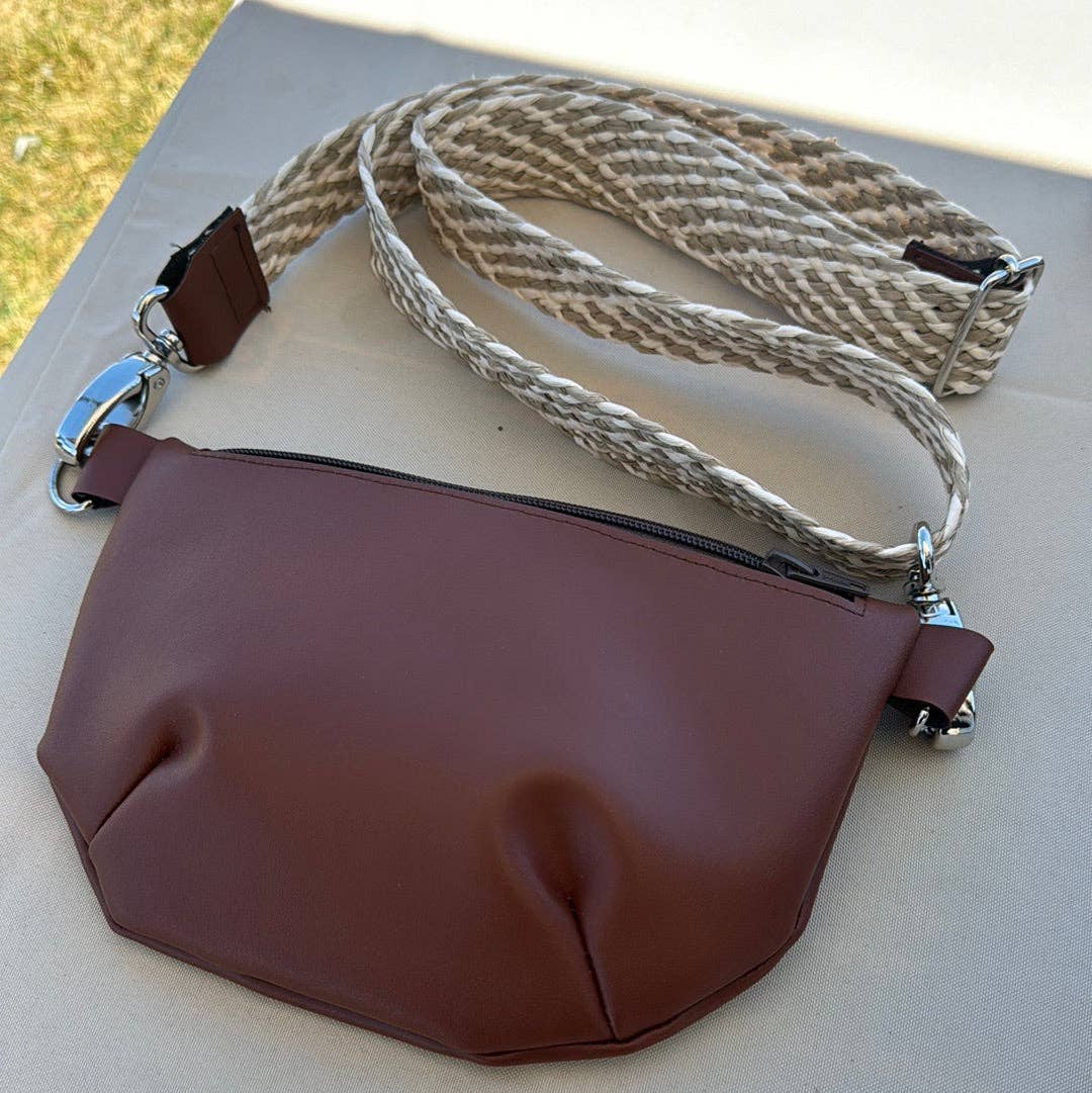 New Culture Vegan Boutique - Wholesale Crossbody Bag - Unisex - Cactus Leather Cross Body Bag0