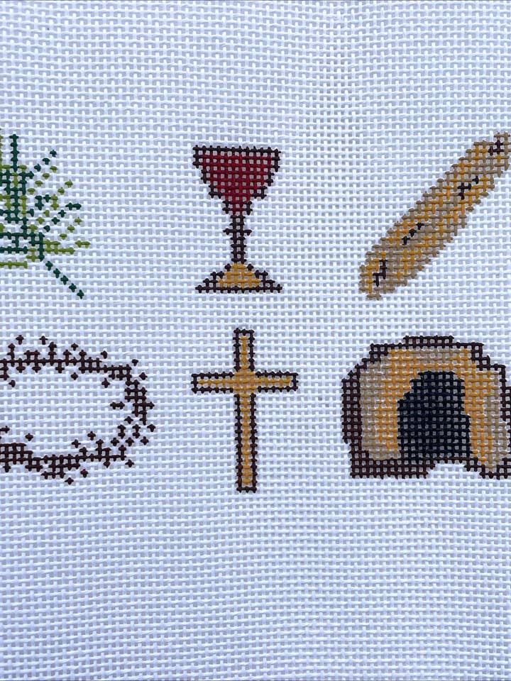 Easter Story Canvas for wholesale by Morningstar Stitch