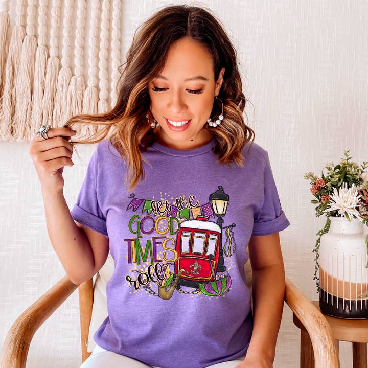 Simple Tymes - Wholesale Sublimation Transfer - Let The Good Times Roll DTF Print0