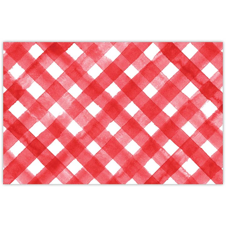 Red Buffalo Check Placemat for wholesale by RosanneBeck Collections
