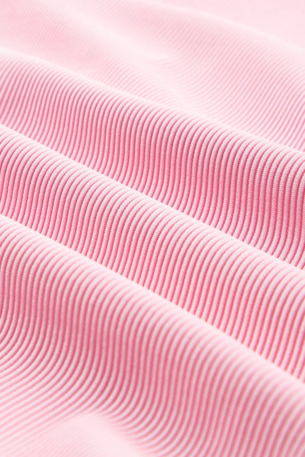 PRETTY BASH – Engroshandel Loungesæt - Dame – Sæt med tekstureret flæse halv lynlås top og bukser15