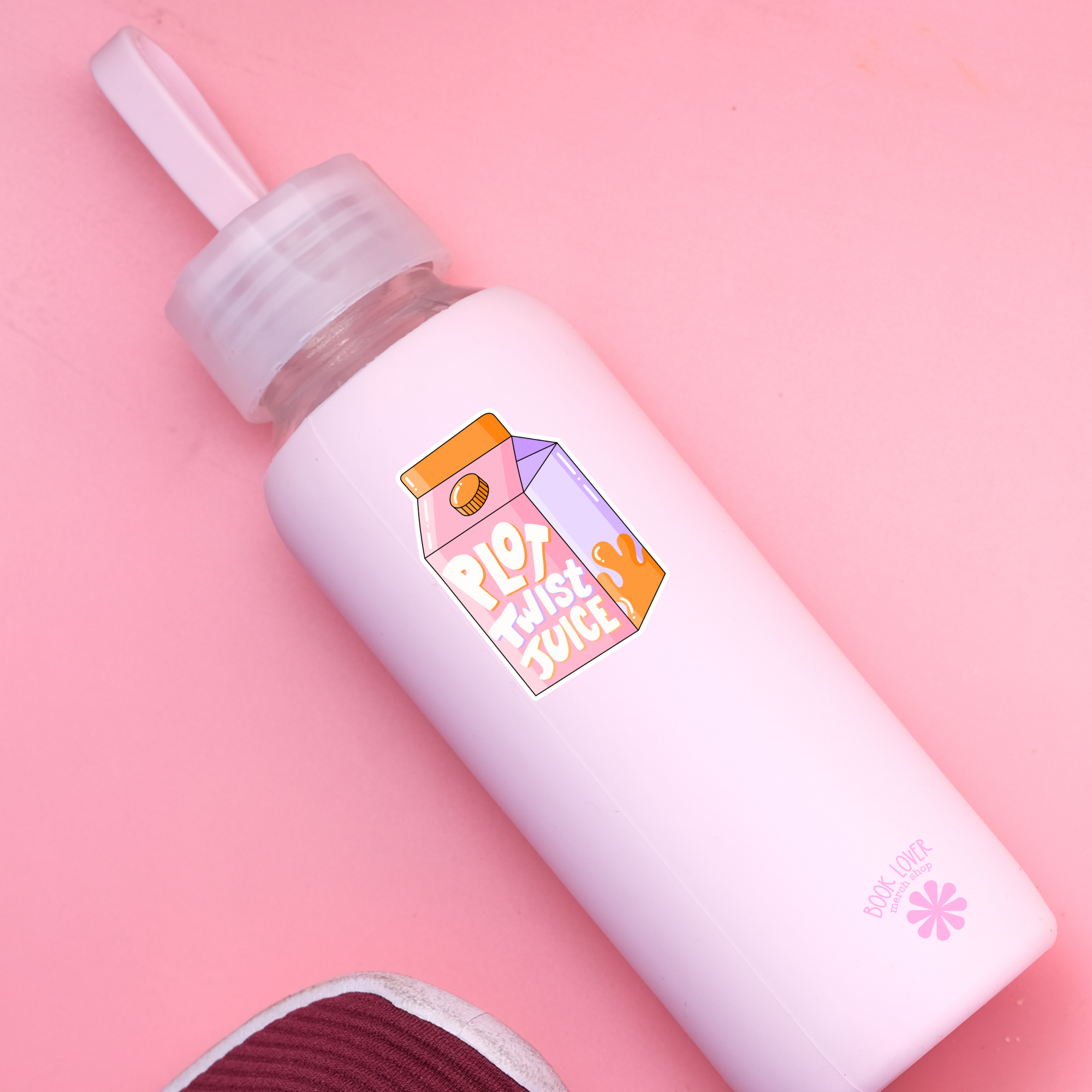 Book Lover Merch Shop – wholesale Klistermärke – Plot Twist Juice-klistermärken / Bokälskareklistermärken2