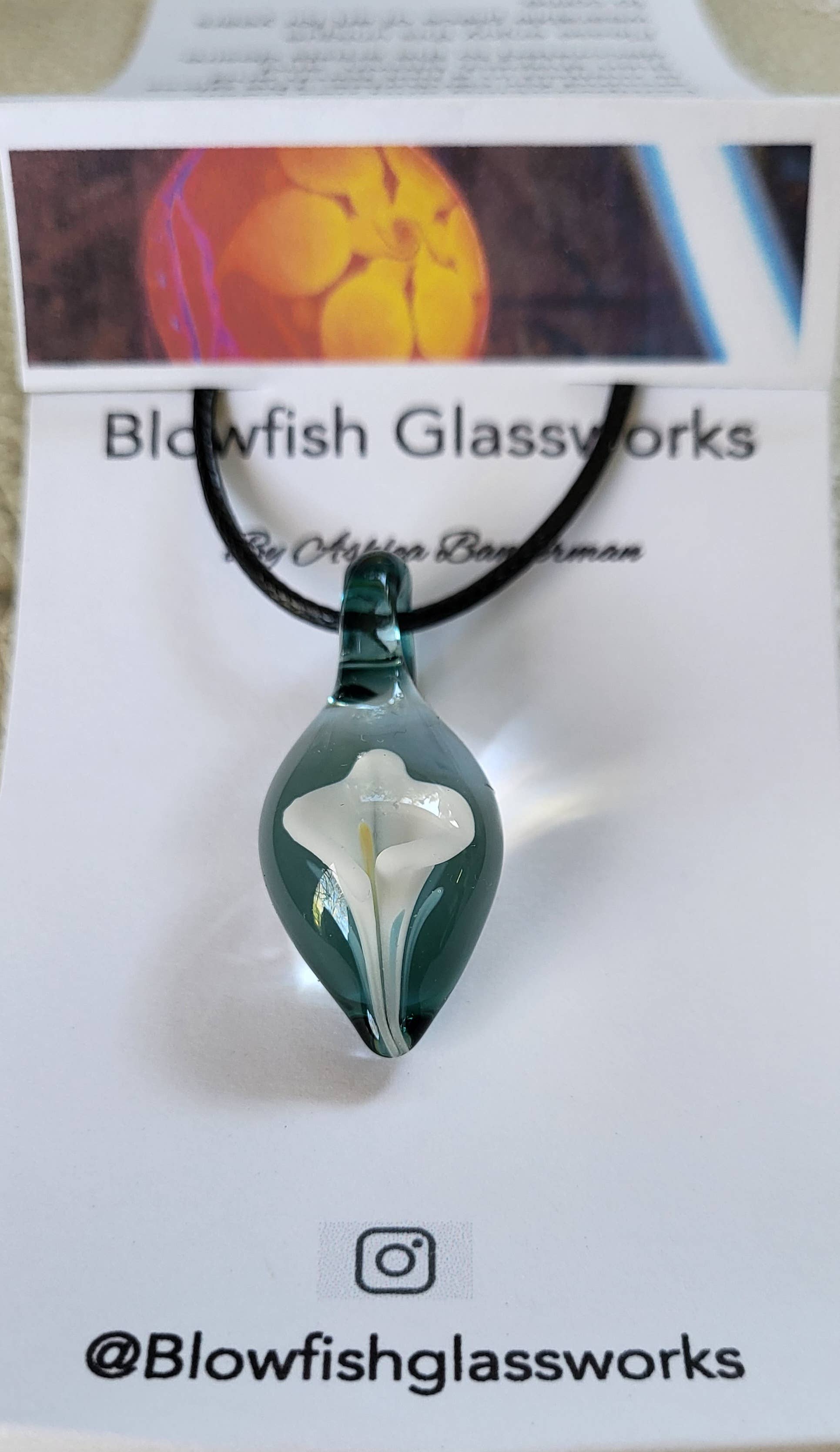 AB Glass Designs – wholesale Hänge-/berlockhalsband – Glass Mushroom Halsband9