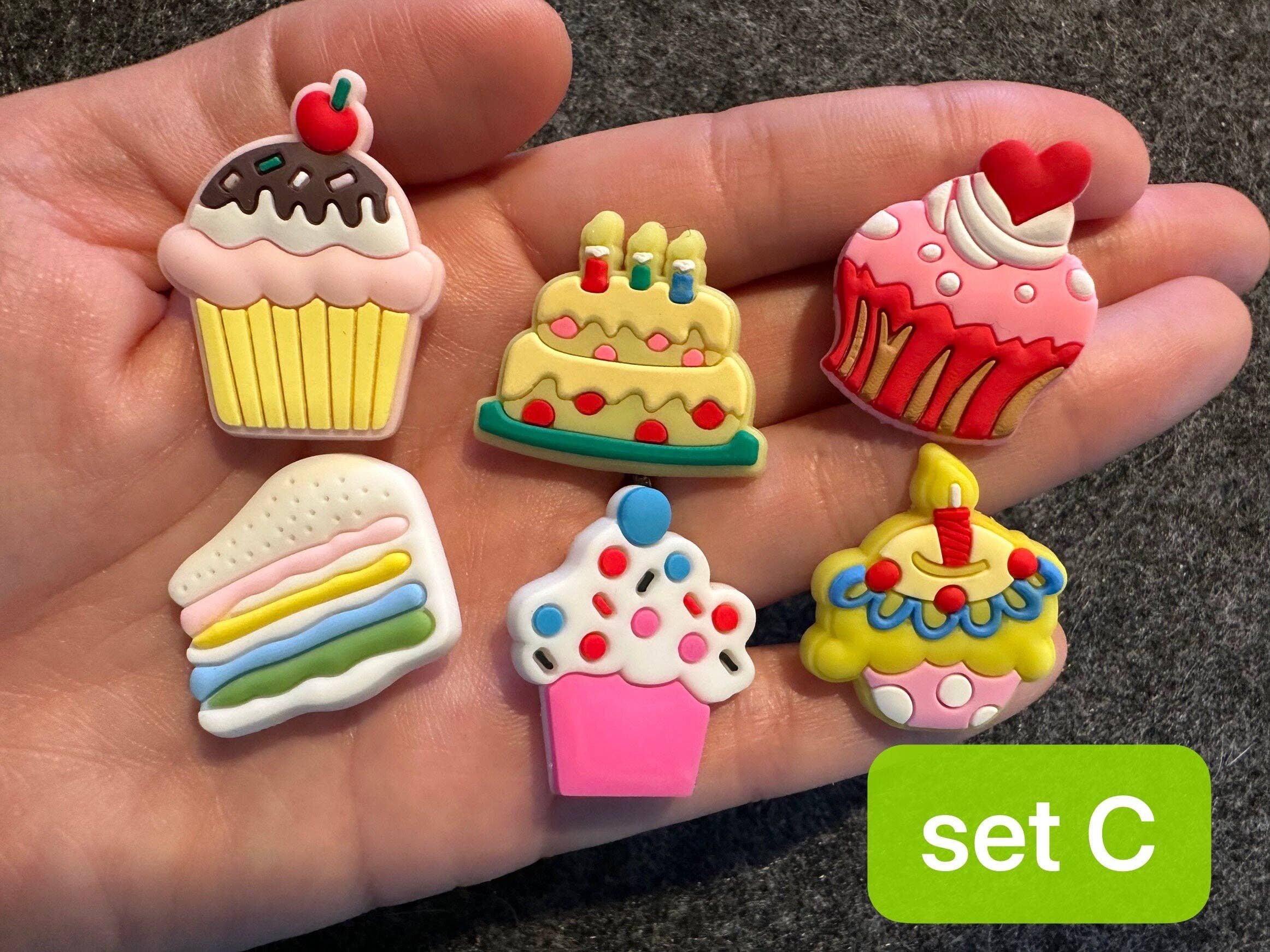 JuliesDecal - Wholesale Shoe Accessories - Pick your own Yummy Food sweet food and more shoe charms4