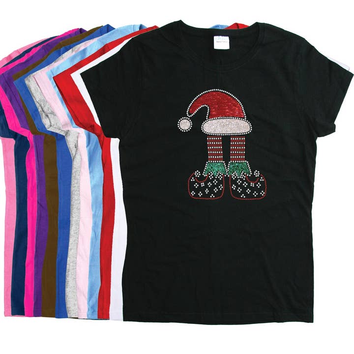 Christmas Elf - Women's T-shirt for wholesale by Dog in the Closet