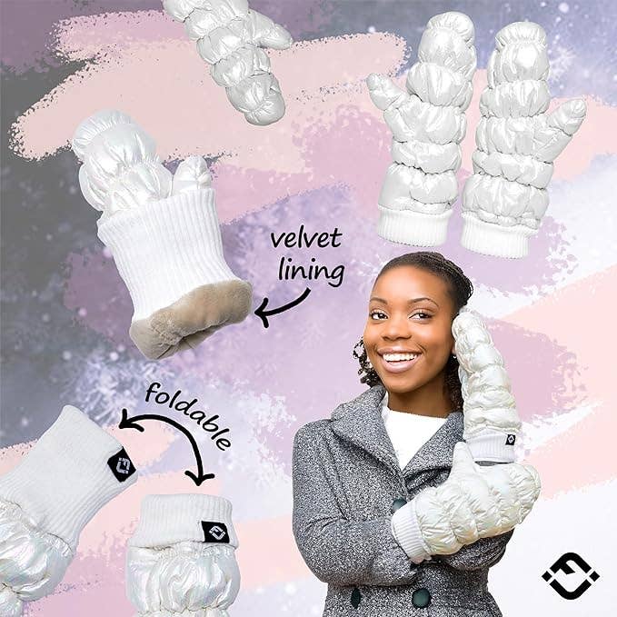 Funky Junque – wholesale Mittens – Women's – Women's Puffer Mittens8