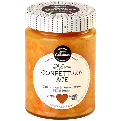 CASCINA SAN CASSIANO SRL - Wholesale Jam/Jelly - Ace Jam (Orange-lemon-carrot) 340g Vegan0