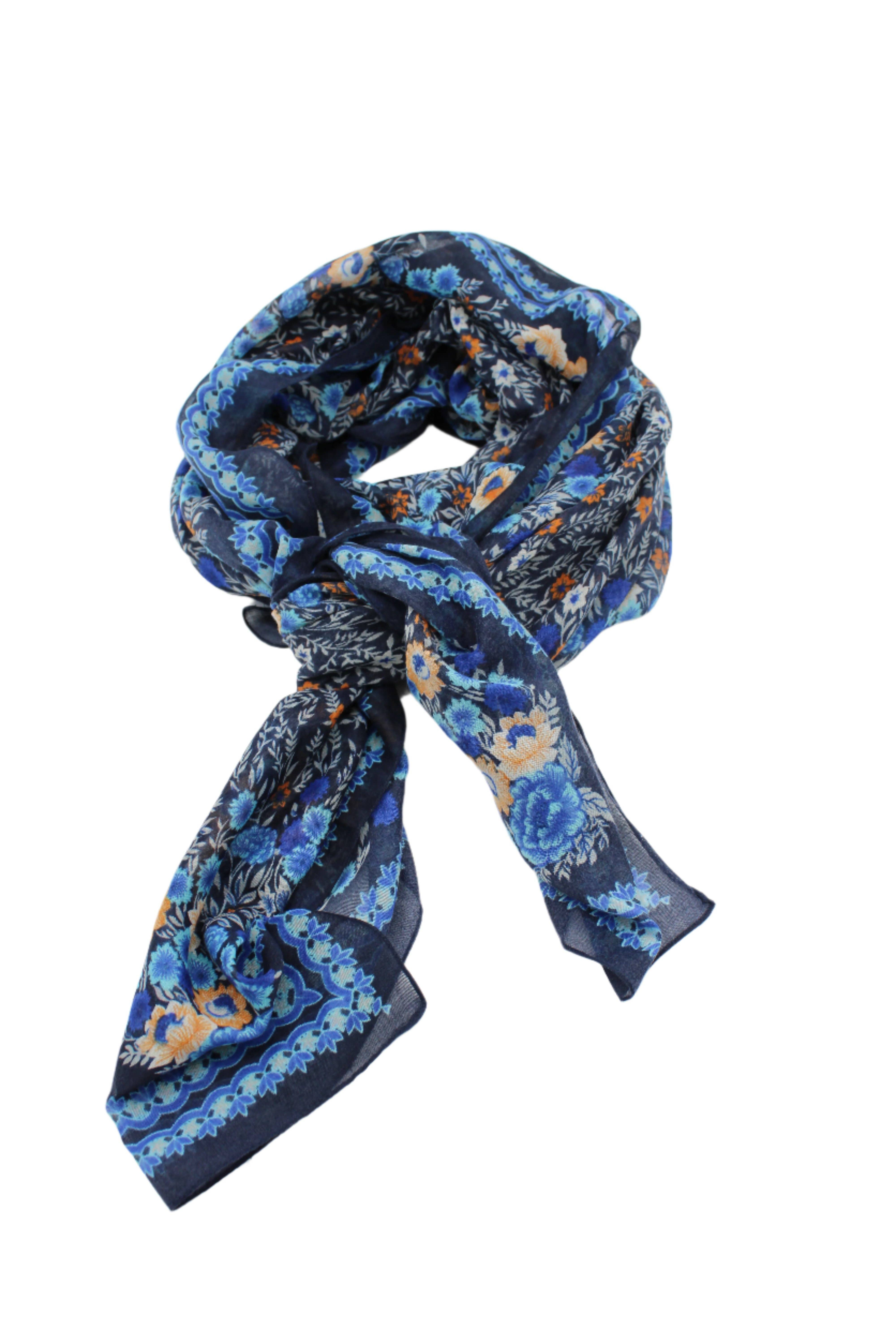 Shebobo - Wholesale Scarf - Women's - Sweet Meadow Floral Print Scarf Wrap0