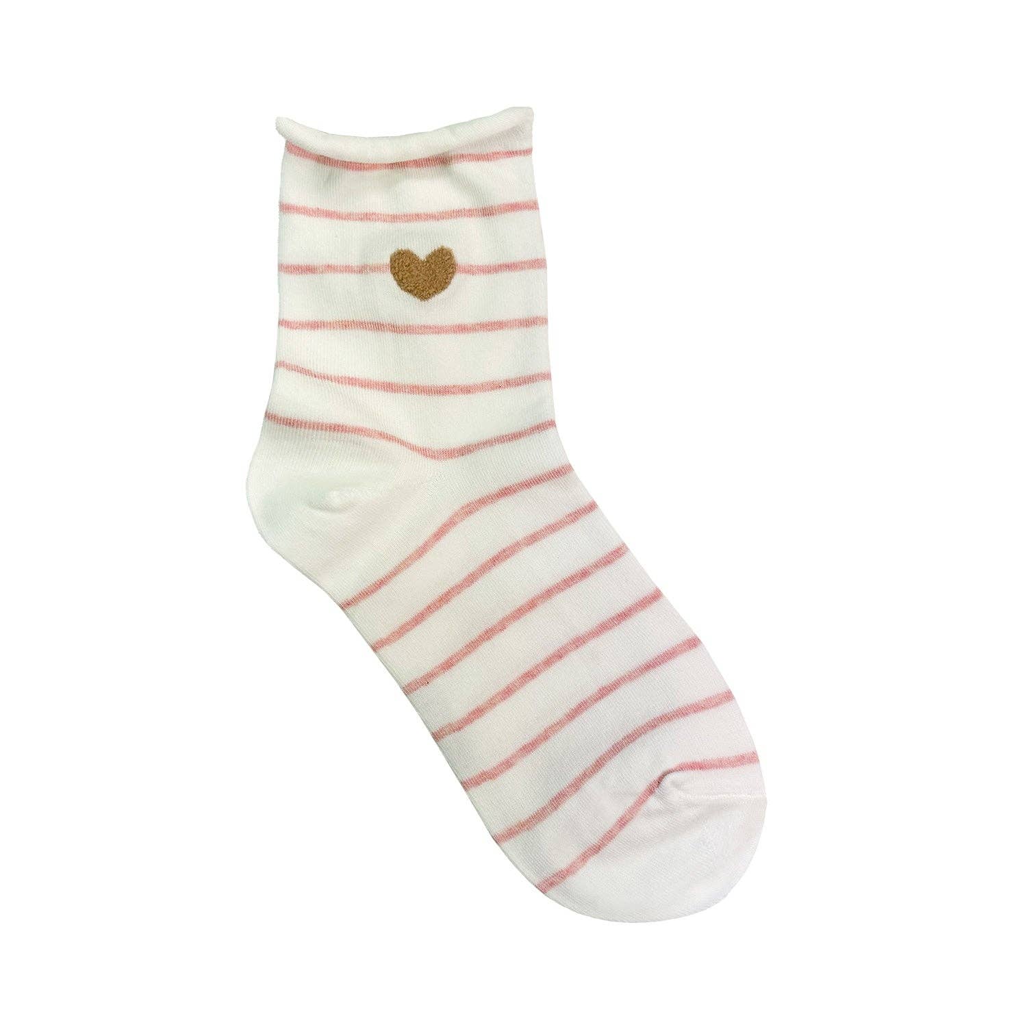 7DAYSSOCKS - Wholesale Socks - Women's - Women's Crew Rolling Heart Socks0