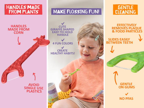 Jack N' Jill Kids & NFco - Wholesale Floss - Jack N' Jill Fairy Floss Dental Flossers - 30 pack1