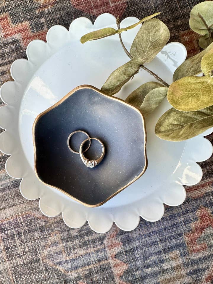 Gray Seas Trinket Tray for wholesale by El & Gray Design