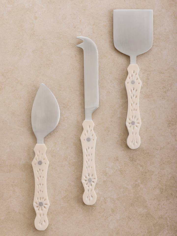 Derby Cheese Knives Set – (3-Piece) for wholesale by GAURI KOHLI