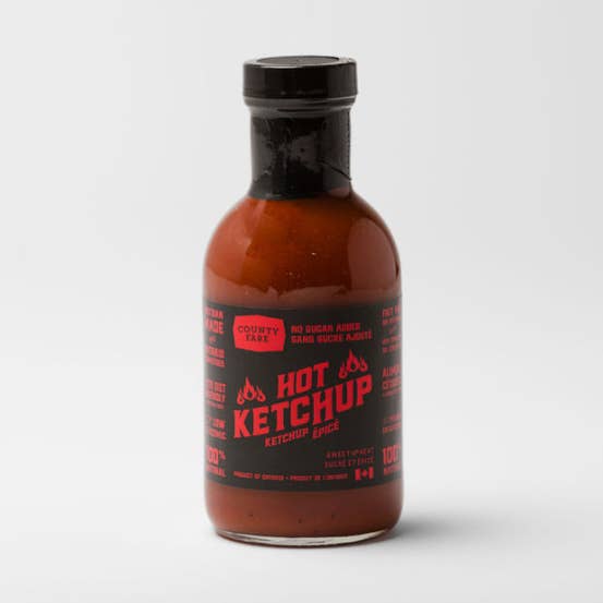 Ketchup Épicé County Fare (Sans Sucre) pour la vente par County Fare
