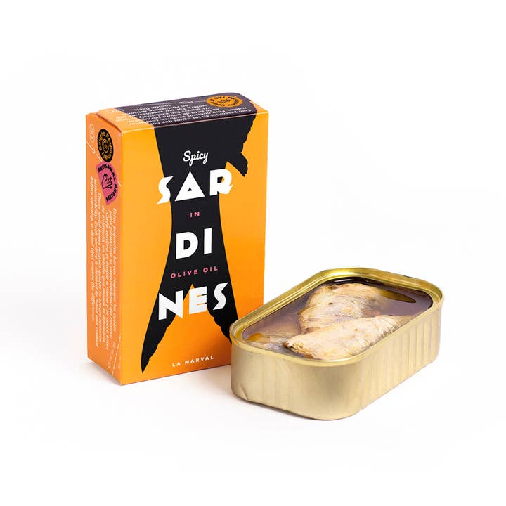 Spicy Sardines in Olive Oil. 3/5 pieces for wholesale by La Narval