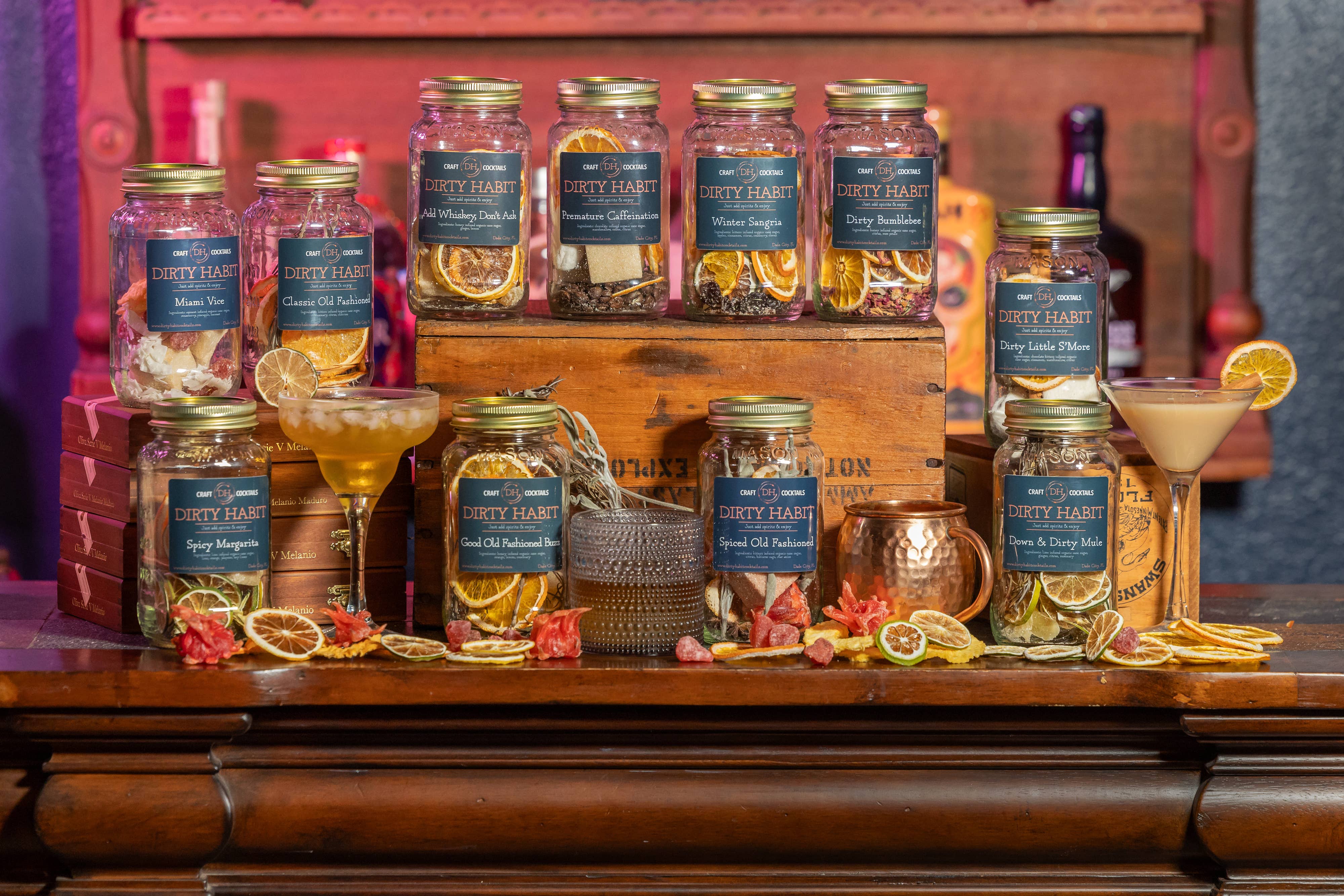 Dirty Habit Cocktails - Wholesale Cocktail Mix/Syrup - Down & Dirty Mule Dirty Habit Cocktail Mix12