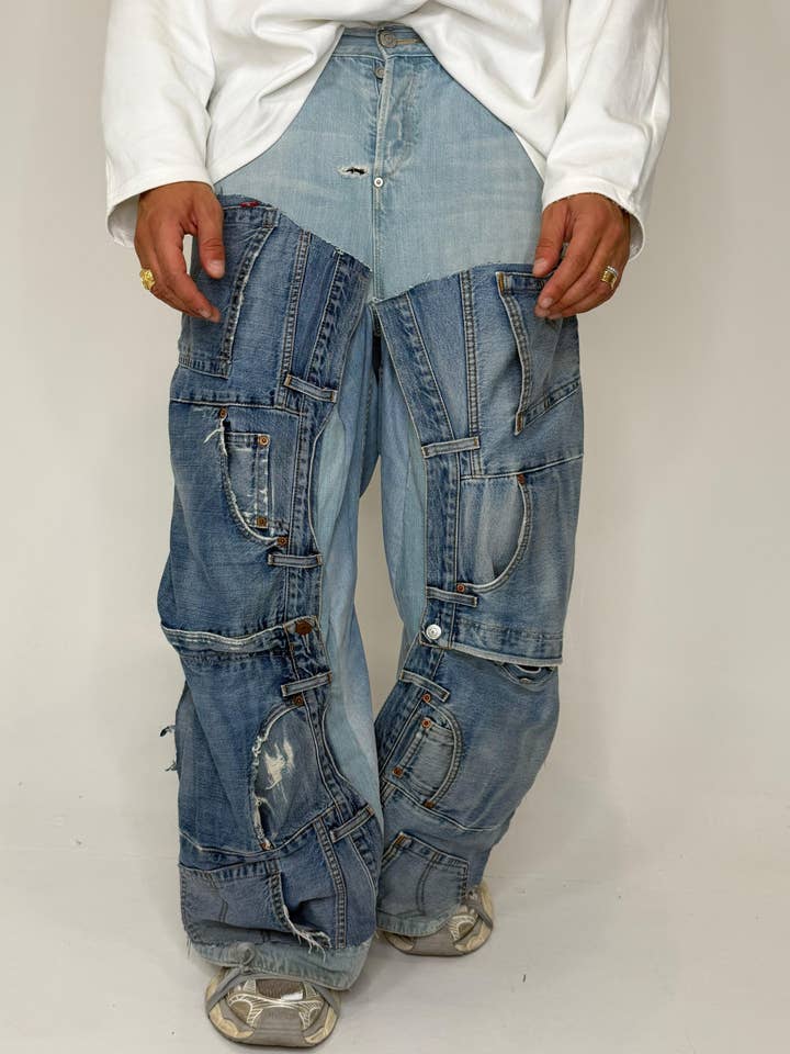 Levis Patch Jeans for wholesale by LAB22