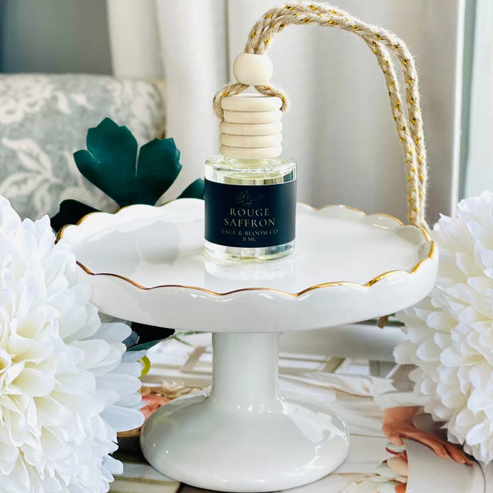 Rouge Saffron Car Diffuser for wholesale by Sage and Bloom Co