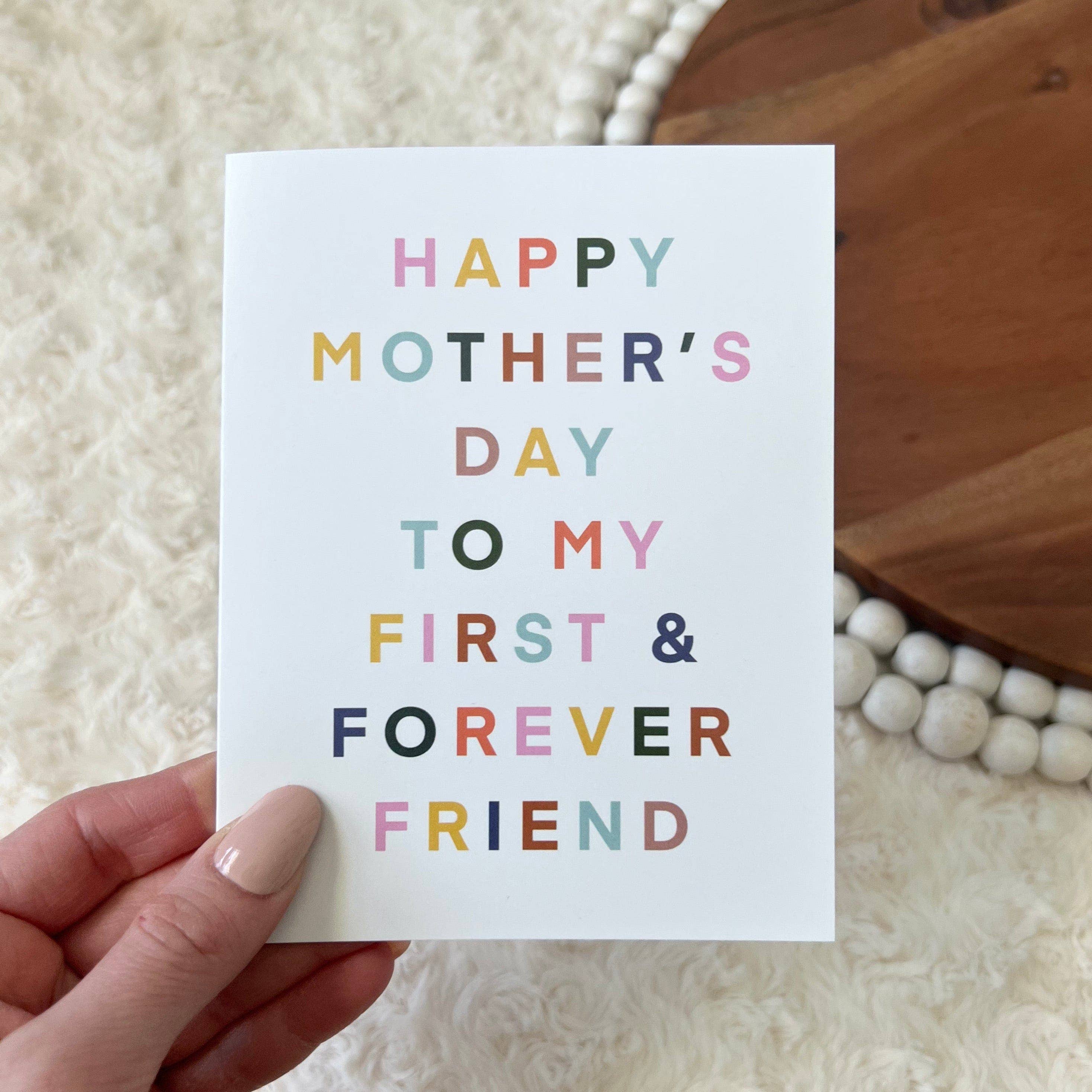 Big Moods - Wholesale Mother's Day Card - "Happy Mother's Day To My Forever Friend" Mother's Day Card2