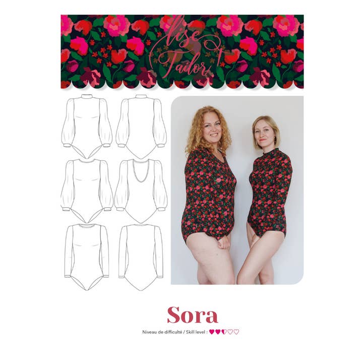 Patron de couture - Sora - vendu à l'unité pour la vente par Lise Tailor