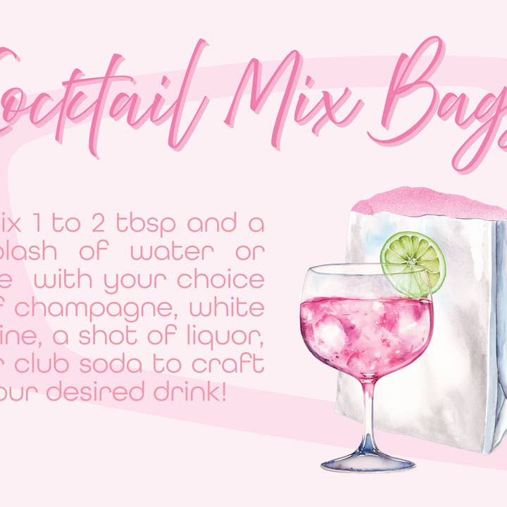 Mixology - Wholesale Cocktail Mix/Syrup - Cocktail Mix Bags