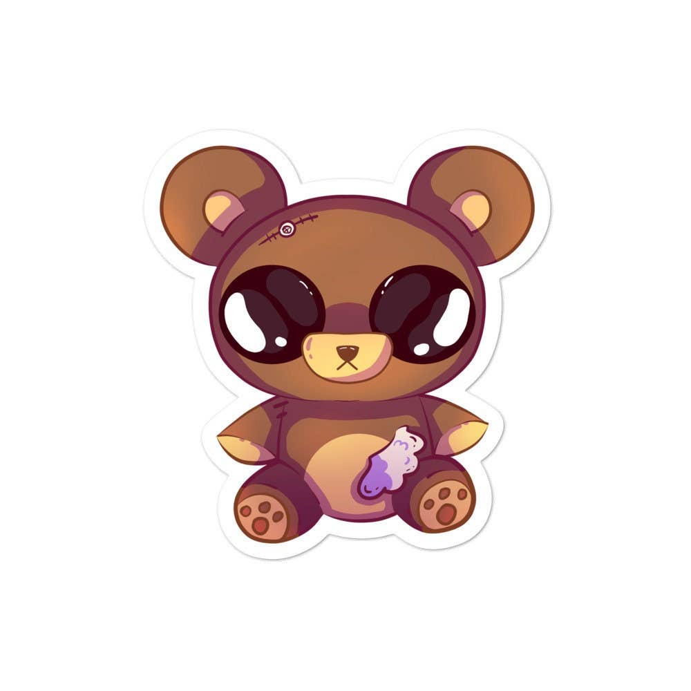 Mega Kawaii Cuties - Wholesale Sticker - Creepy Teddy Bear Sticker3