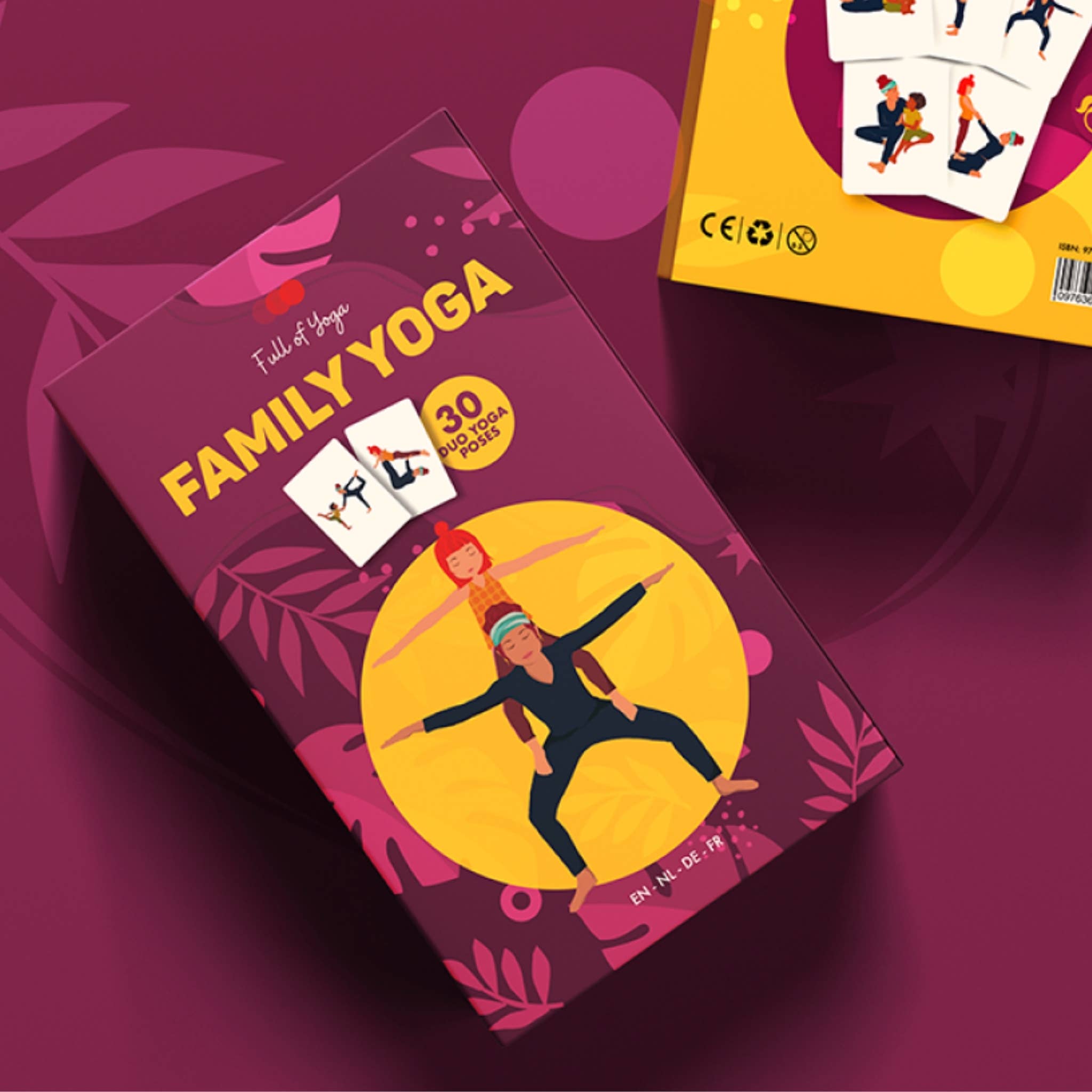 Full of Yoga - Wholesale Learning Cards - Kids & Baby - Familie Yoga Kaartenset – Samen Ontspannen & Verbinden6