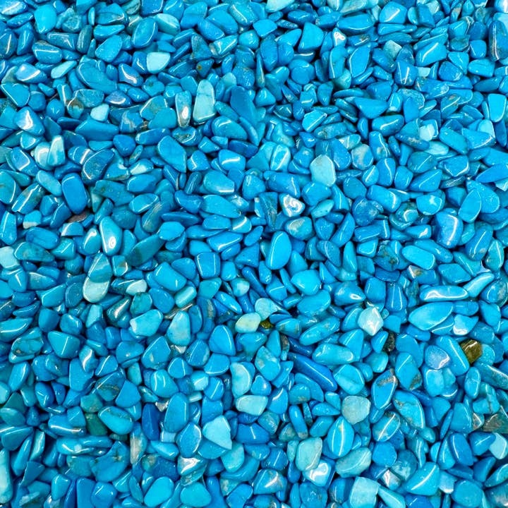 Craftstones - Wholesale Spiritual Stone/Crystal - Howlite (Magnesite) Dyed Blue (Bit Size)