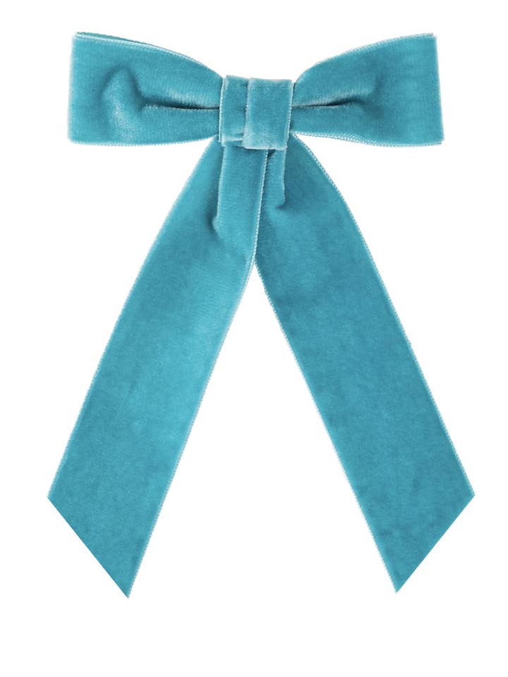 Barrette Noeud En Velours PM pour la vente par ANI ARPE