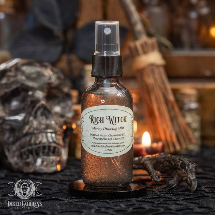 Rich Witch Mist for Money Drawing & Prosperity for wholesale by Inked Goddess Creations