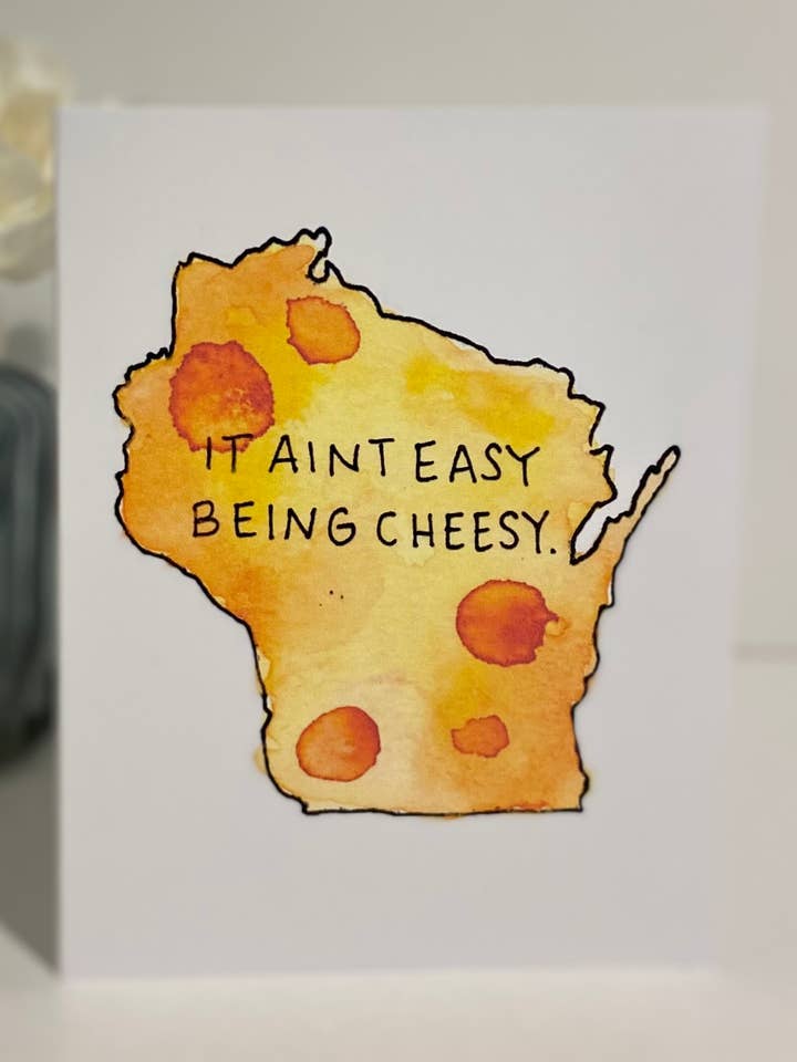Wisconsin Series - Cheesy Wisconsin for wholesale by Ink + Splash