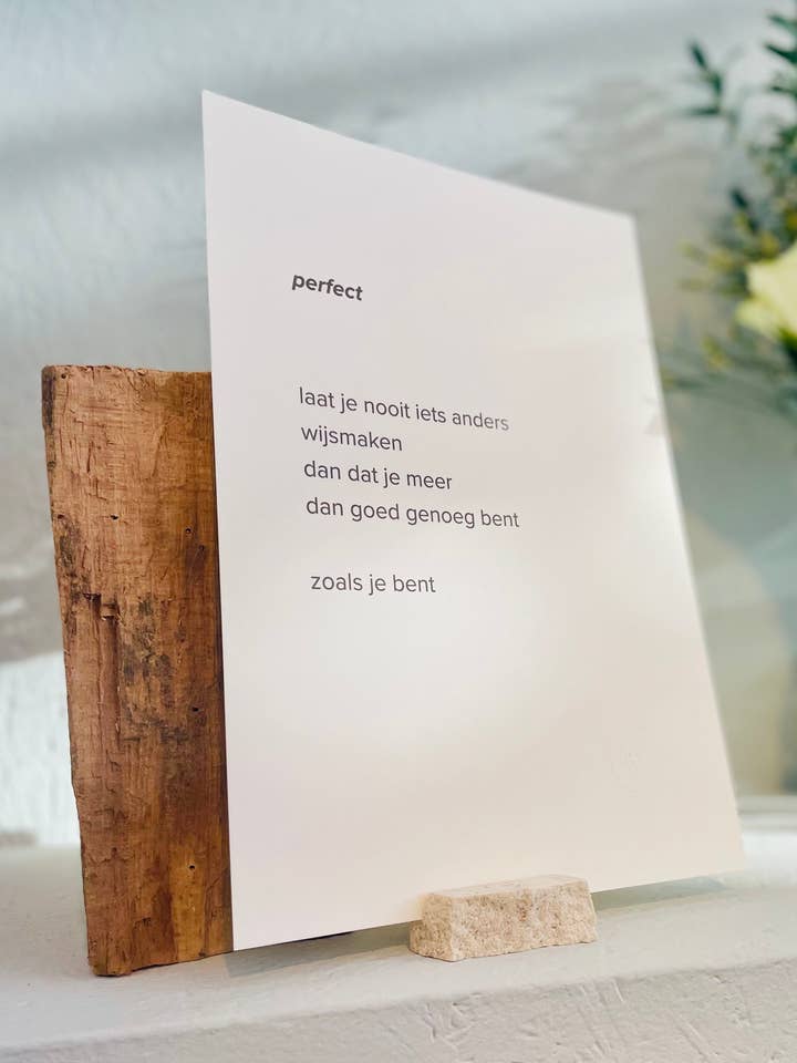 poster A4 - perfect voor wholesale door Pas de deux