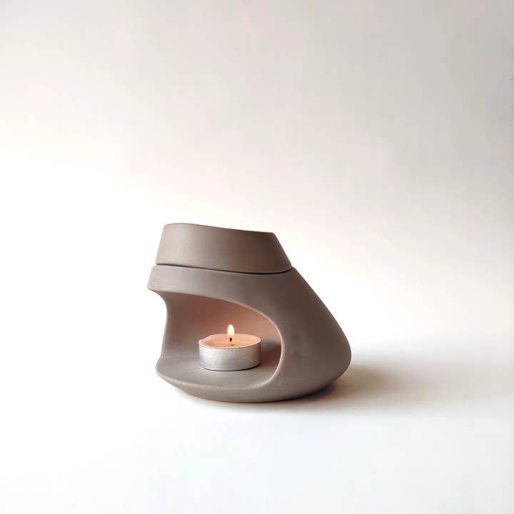 Siesta Studio - Vendita all'ingrosso Scaldaolio - Bruciatore di oli essenziali grigio5