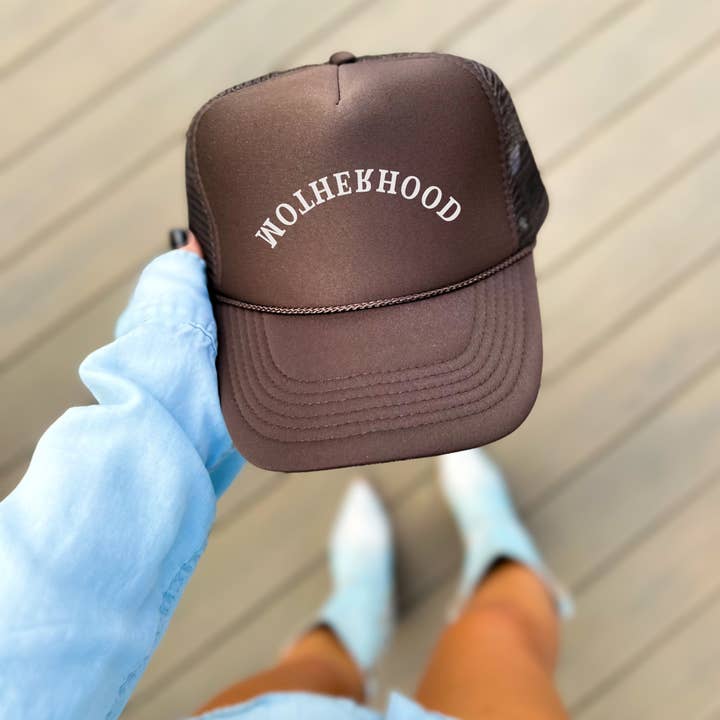 Motherhood Trucker Hat for wholesale by Hey Jude Graphic Tees