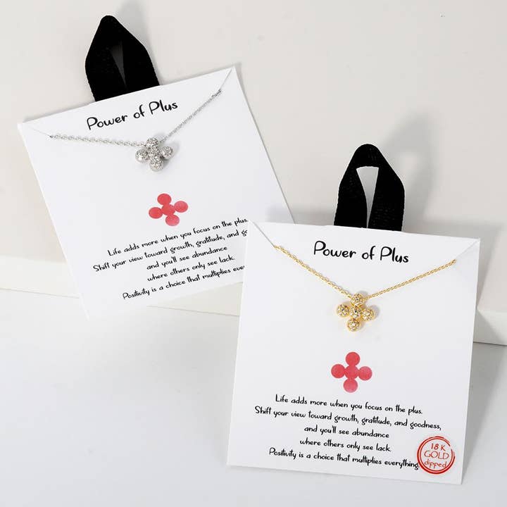 Oblige by G - Wholesale Pendant/Charm Necklace - 18K Gold White Dipped BJN-01798 01803 018005