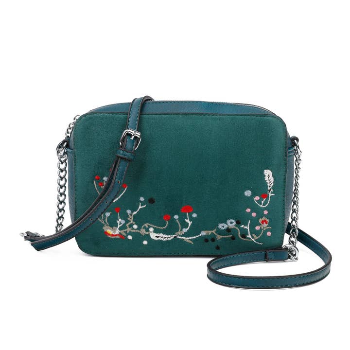 Superbia - Wholesale Crossbody Bag - Women's - Crossbody bag with embroidered details 58784
