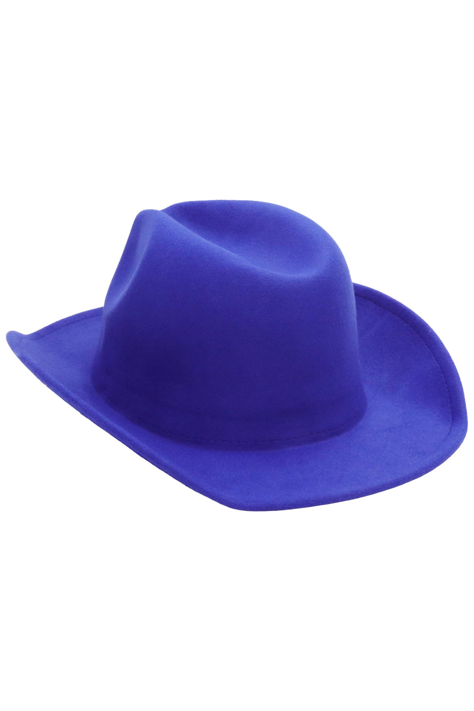 Cap Zone – wholesale Cowboyhatt - Unisex – Solid Plain Taco Brim Filthatt Cowboyhatt3