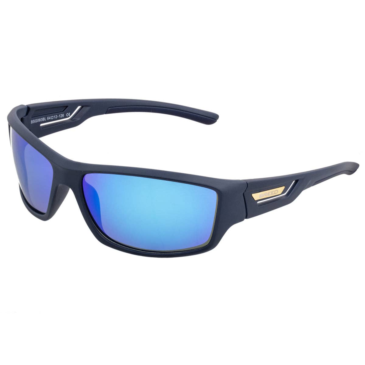 Breed - Wholesale Sunglasses - Unisex - Breed Aquarius TR90 Polarized Wrap Sunglasses0
