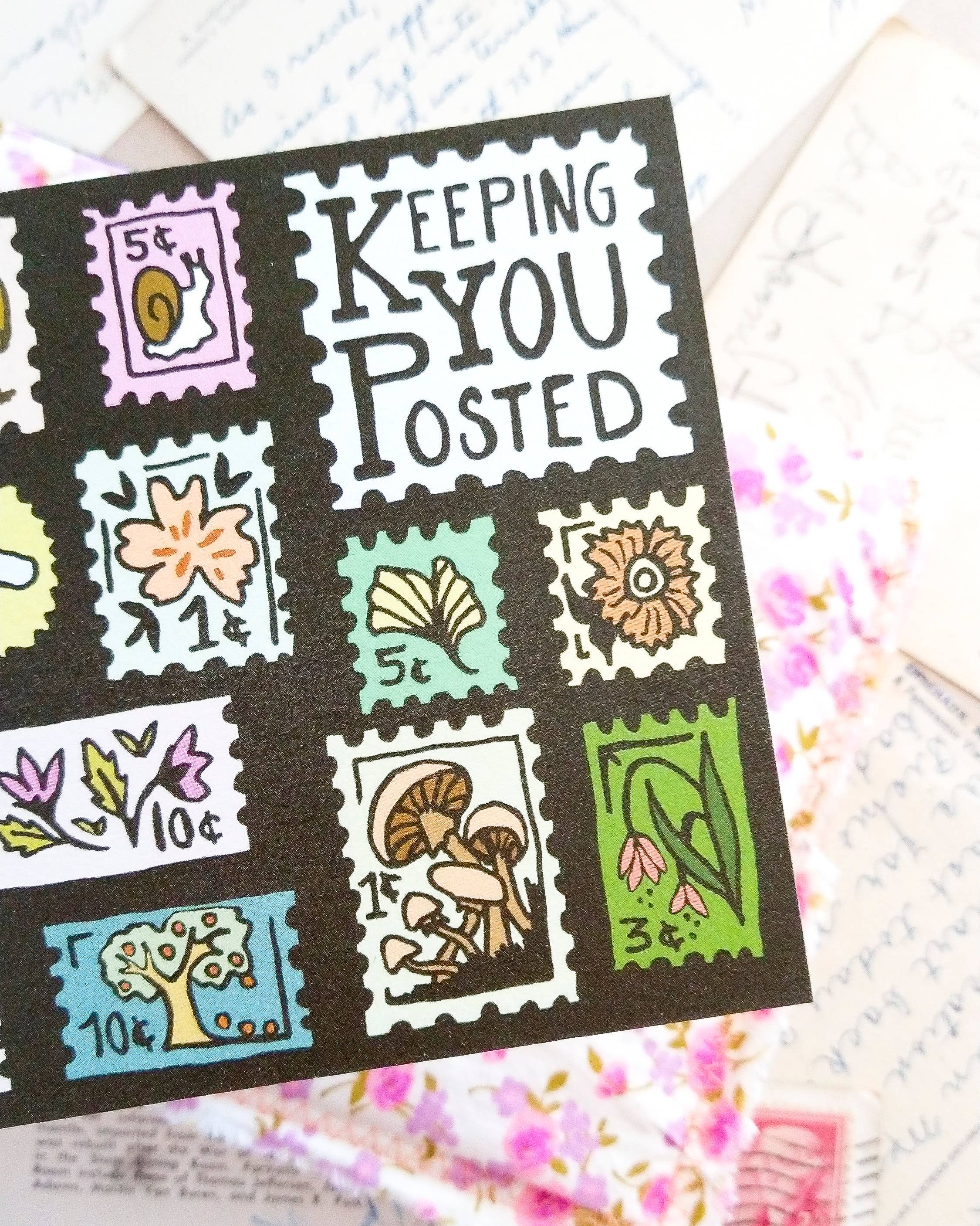 Peppercorn Paper - Wholesale Postcard - Keeping You Posted Postcard6