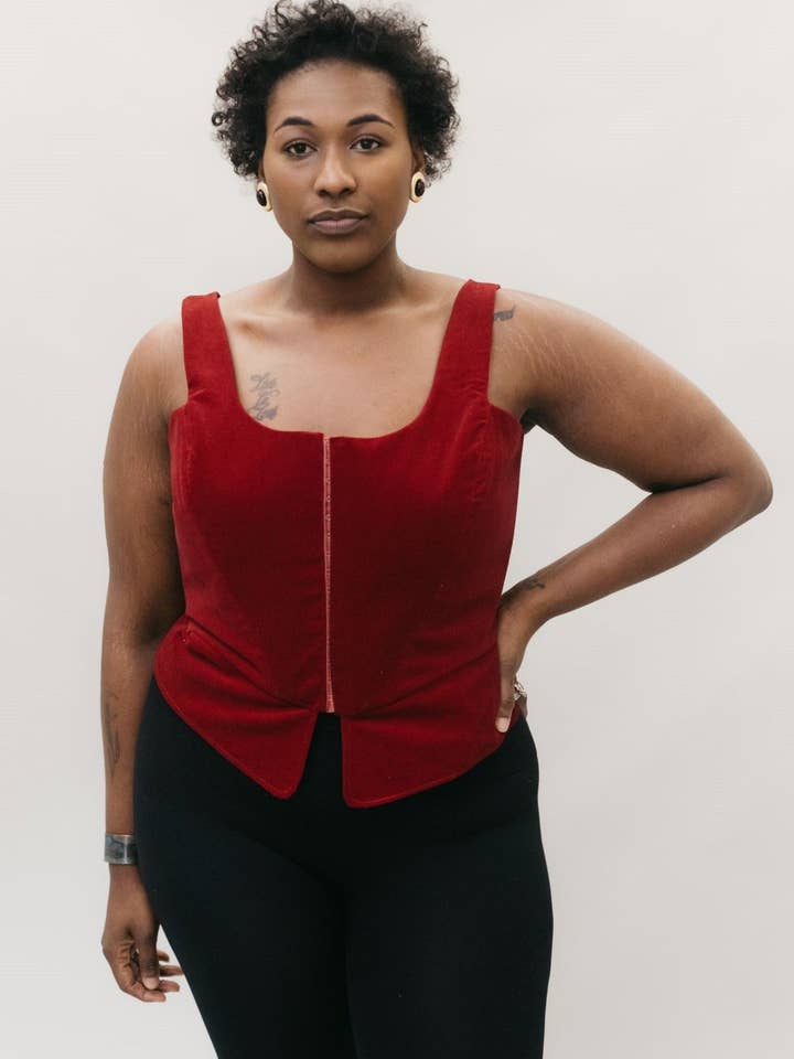 267 M'Lady's Corset - Sömönster för wholesale av Folkwear