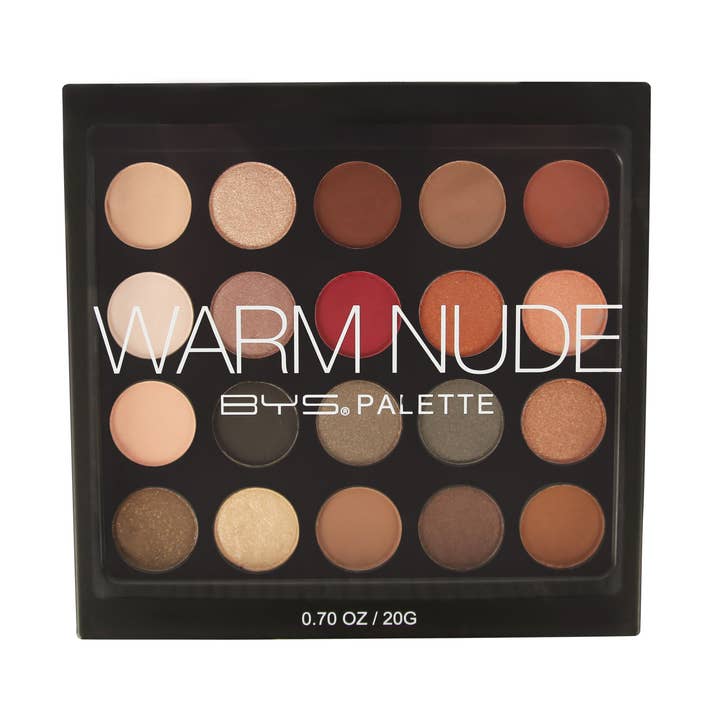 BYS Eyeshadow Palette WARM NUDE for wholesale by Beauty Pro