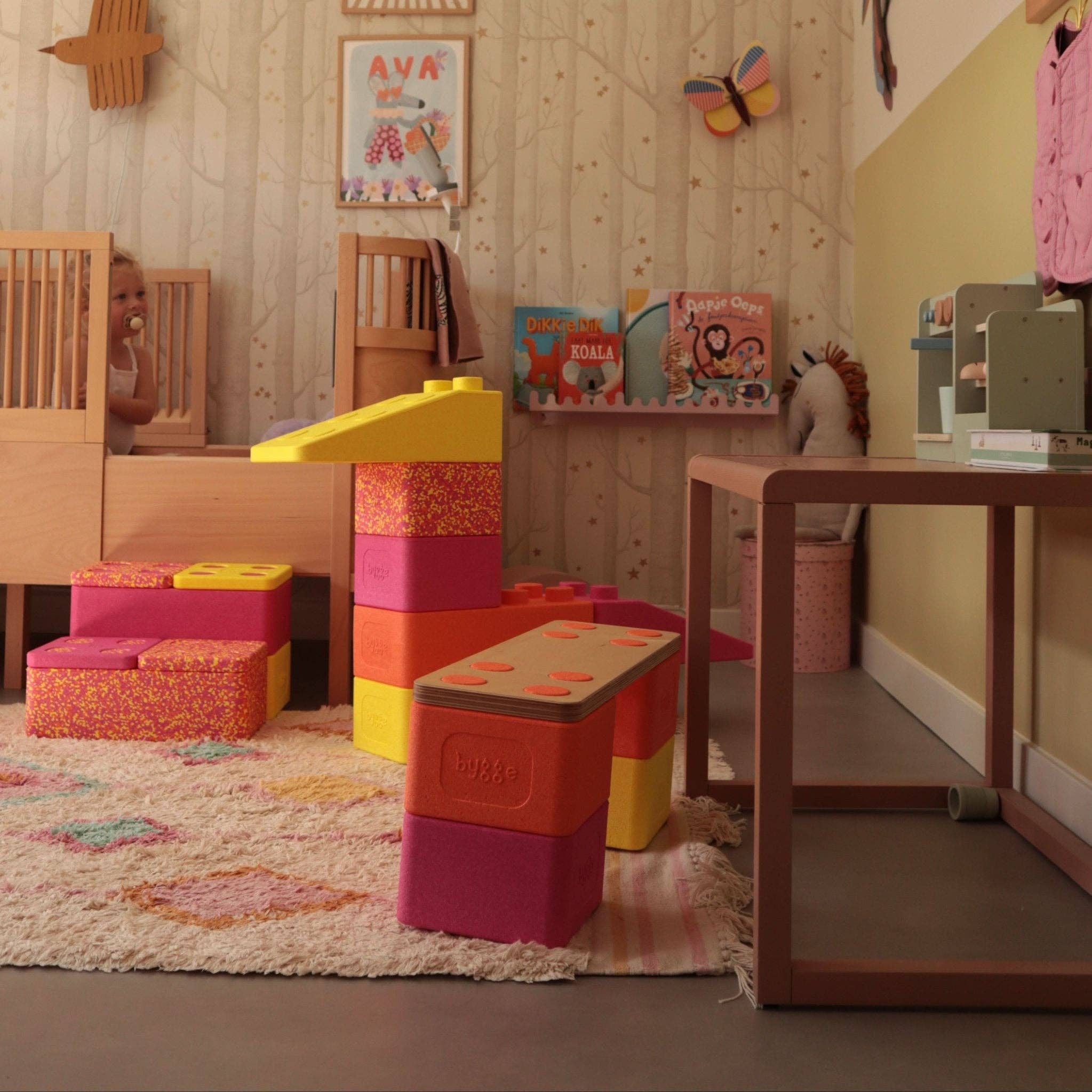 bygge - Wholesale Building Set - Kids - bygge - Basic Set "MONOKROM" (6 pieces)3