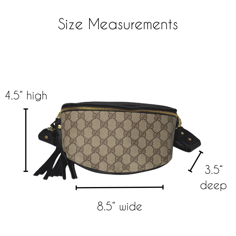 Beaudin – Pochete - Mulher por atacado – Britt Belt Bag Em Pele Preta | Gucci Reciclado Completo Frontal4