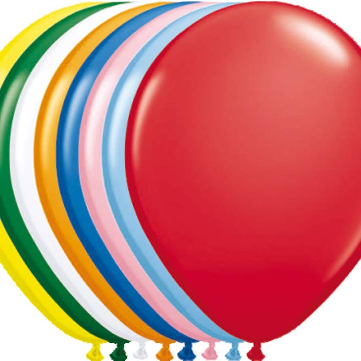 Ballons métalliques de différentes couleurs - 30 cm - 100 pièces pour la vente par Folat BV