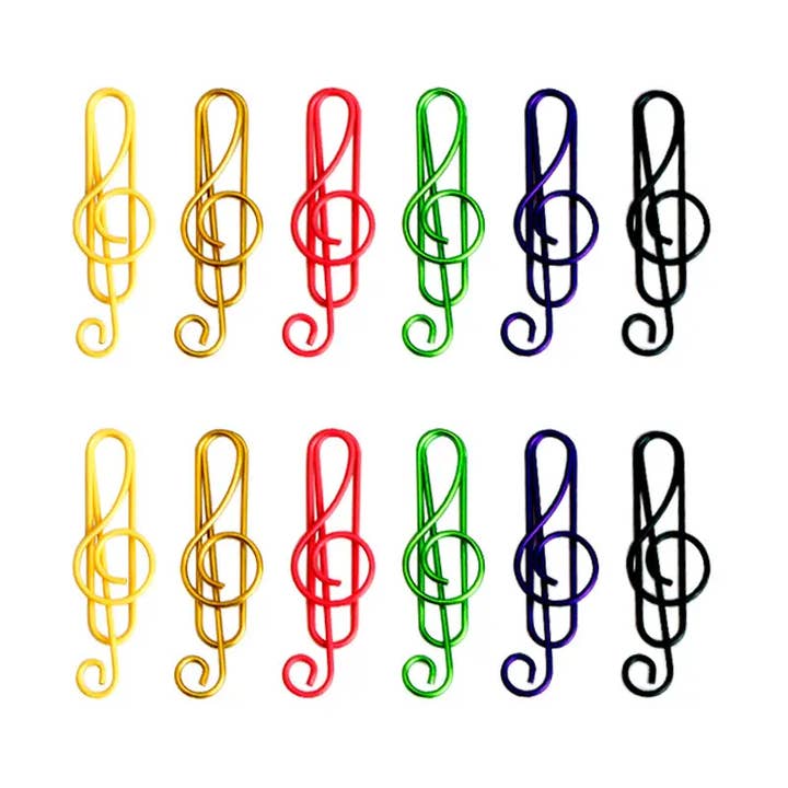 Magnifique Hearts - Wholesale Paperclip - Musical Notes Paper Clips, School Office Stationery Supplies6