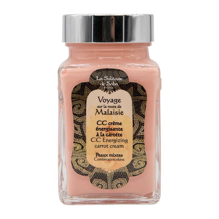 Crème Énergisante CC à la Carotte – Jasmin & Fleurs Tropicales – Voyage en Malaisie pour la vente par La Sultane de Saba Canada