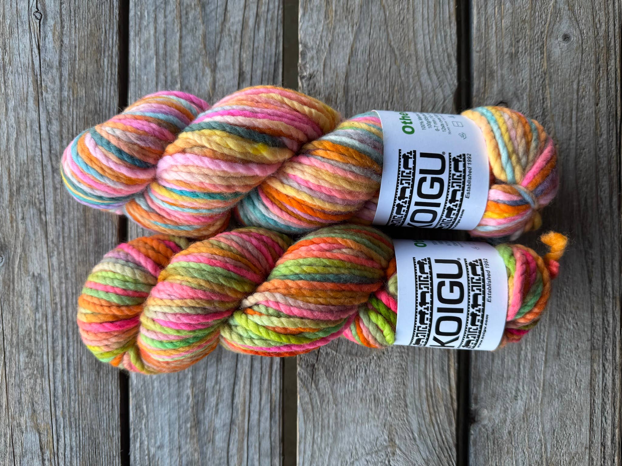 Koigu Wool Designs - Wholesale Garen - Koigu Othello (chunky merino) groep B2